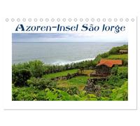 Azoren-Insel Sao Jorge - traumhafte Fajas auf dem grünsten Eiland Portugals (Tischkalender 2026 DIN A5 quer), CALVENDO Monatskalender: Erlebe ... und alten Saumpfaden entlang der Steilküste.