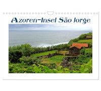 Azoren-Insel Sao Jorge - traumhafte Fajas auf dem grünsten Eiland Portugals (Wandkalender 2026 DIN A4 quer), CALVENDO Monatskalender: Erlebe ... und alten Saumpfaden entlang der Steilküste.