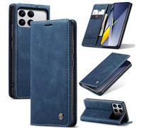 Azororo Coque pour Xiaomi Poco F8 Ultra 5G Premium Housse Cuir Protection Pochette Rabat Portefeuille Flip Case Porte Magnétique Coque Étui pour Xiaomi Poco F8 Ultra, Bleu