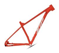 AZQOHMIS Cadre de VTT Semi-Rigide 29 Pouces, 16", 18", 20", Alliage d'aluminium, Freins à Disque, axe traversant Boost 148 mm, Passage de câbles Interne (Rouge, 29 x 20 Pouces)
