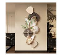 AZQOHMIS Décoration Murale Papillon 3D, Sculpture Murale Moderne texturée en grès, Grande décoration Suspendue sans Cadre pour Salon, Chambre, entrée (Marron, 150 x 68 cm / 59 x 26,8 po)