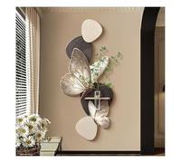 AZQOHMIS Décoration Murale Papillon 3D, Sculpture Murale Moderne texturée en grès, Grande décoration Suspendue sans Cadre pour Salon, Chambre, entrée (Gris, 80 x 36 cm / 31,5 x 17,2 po)