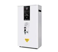 AZQOHMIS Distributeur d'eau Chaude instantanée 50 L, Chauffe-Eau Automatique Mural avec Filtre et écran LCD, idéal pour la Maison et Le Bureau (80 L), Blanc.