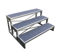 AZQOHMIS Plateforme Antidérapante pour Chœur, Escaliers à Plusieurs Niveaux pour Chœur D' Église, Pupitre et Estrade Polyvalents pour Salles de Classe et Théâtres