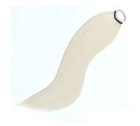 AZQUEEN Extensions de cheveux synthétiques longues droites fausses queues cheval faux postiche 24 pouces queue for les femmes quotidien(R822-60)