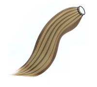AZQUEEN Extensions de cheveux synthétiques longues droites fausses queues cheval faux postiche 24 pouces queue for les femmes quotidien(R822-18H24)