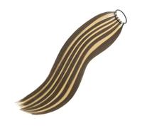 AZQUEEN Extensions de cheveux synthétiques longues droites fausses queues cheval faux postiche 24 pouces queue for les femmes quotidien(R822-8H27)
