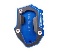 AZQUZVZI Compatible avec R1300GS R 1300 GS R 1300GS 2024 + Accessoires Béquille de Moto Pied Béquille Latérale Extension Pad Plaque de Support Porte-clés(Size:Blue-R1300GS)