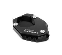AZQUZVZI Compatible avec Versys 650 VERSYS650 2010-2023 2020 2021 VERSYS 650 Support latéral de Moto Extension de Plaque d'agrandissement de béquille(Size:1 pc-Black)