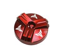 AZQUZVZI Couvercle de Bouchon de Remplissage d'huile Moteur de Moto, Compatible avec MT03 MT07 FZ07 MT10 FZ10 MT25 MT 03 07 10 25 YZF R1 R3 R6 FZ1 FZ6 Fazer(Color:Red)