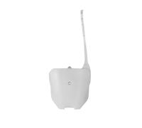 AZQUZVZI Plaque d'immatriculation Avant en Plastique, Couvercle de Garde-Boue, carénage Compatible avec CRF70 90 110 150, Plaque d'immatriculation Avant de Motocross (Color : White, Size : 1)