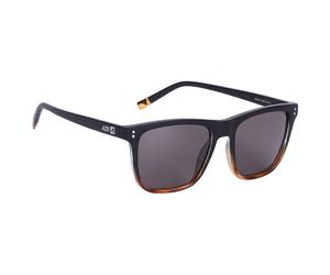 AZR - Brad Noire Mate Ecaille Polarisant Gris - Lunettes de soleil