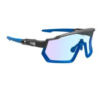 AZR - Pro Race Rx Noire Mate Bleue Photochromique Irisé Bleu - Lunettes de soleil