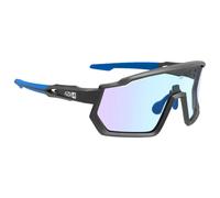 AZR - Pro Race Rx Noire Mate Photochromique Irisé Bleue - Lunettes de soleil