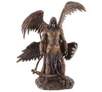 Azraele, Archange de la mort, en pierre artificielle, couleur bronze, collection Veronese, 708-78385