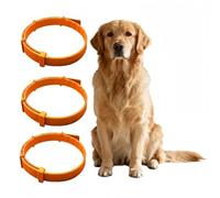 Azragon Lot de 3 colliers apaisants pour chiens avec phéromones - Soulage l'anxiété de 60 jours pour chiens de petite, moyenne et grande taille, collier durable réglable avec boucle sécurisée