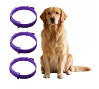 Azragon Lot de 3 colliers apaisants pour chiens avec phéromones - Soulage l'anxiété de 60 jours pour chiens de petite, moyenne et grande taille, collier durable réglable avec boucle sécurisée