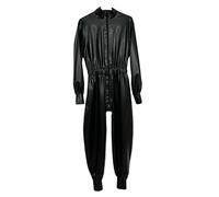 AZRLZP Combinaison en latex noir, combinaison en caoutchouc