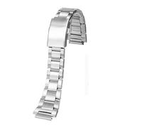 AZSHIW Bracelet de montre en acier inoxydable massif compatible avec Casio SGW-300H SGW-400 W-218H AQ230 A158 A159 AE-1100 AE-1200 AE-1300 18 mm(Silver)