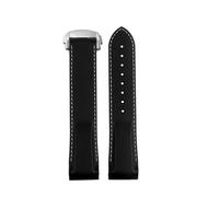 AZSHIW Bracelet de montre en caoutchouc à extrémité incurvée 20 mm/22 mm, compatible avec les montres Hamilton Khaki for homme (série Frogman H77805335/H777050)(Beige,20mm)