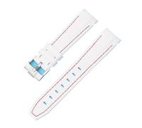 AZSHIW Bracelet de montre en caoutchouc de silicone compatible avec Omega X Swatch, compatible avec Joint MoonSwatch, bracelet de plongée à extrémité incurvée, compatible avec Rolex Water Ghost, 20 mm