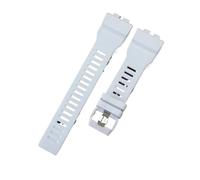 AZSHIW Bracelet de montre en résine Compatible avec Casio GBA-800 GBD-800 GMA-B800 GMD-B800, bracelet remplacement caoutchouc(White)