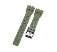 AZSHIW Bracelet de montre en résine Compatible avec Casio GBA-800 GBD-800 GMA-B800 GMD-B800, bracelet remplacement caoutchouc(Green)