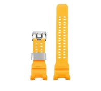 AZSHIW Bracelet de montre en Silicone amélioré, Compatible avec Casio 3554 Cat Man, trois chaînes représentatives, ceinture résine GPR-H1000(Color 12)