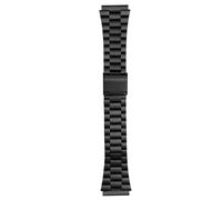AZSHIW Bracelet en cuir de vachette modifié for montres CASIO A158W, A168/F91w, AE-1200WHD, A158, A159, A169, AE1200, for homme(A black)