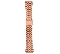 AZSHIW Bracelet en cuir de vachette modifié for montres CASIO A158W, A168/F91w, AE-1200WHD, A158, A159, A169, AE1200, for homme(B rose gold)