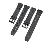 AZSHIW Bracelet en résine noire compatible avec les montres Casio (18 mm et 20 mm) for hommes et femmes, bracelet de sport étanche en silicone, accessoires compatibles avec G-Shock(CS002 black 20mm)