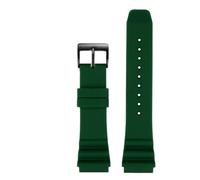AZSHIW Bracelet en silicone 22 mm compatible avec la montre de plongée CASIO Swordfish MDV-106 MDV-107 MTP-VD01D Efr-303l, bracelet orange vert for homme