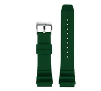AZSHIW Bracelet en silicone 22 mm compatible avec la montre de plongée CASIO Swordfish MDV-106 MDV-107 MTP-VD01D Efr-303l, bracelet orange vert for homme