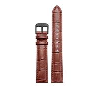 AZSHIW Bracelet Long en cuir de vache, 90mm + 135mm, noir et marron, accessoires universels for hommes, Compatible avec (Bracelet montre Longines/Tissot/Tudor)(Brown D black,20mm)
