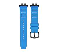 AZSHIW Compatible avec Casio GMW-B5000 GM-B2100 GMB2100 GMC-B2100 MRG-B2100D Bracelet de montre en caoutchouc lien remplacement(LBlue BK link)