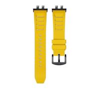 AZSHIW Compatible avec Casio GMW-B5000 GM-B2100 GMB2100 GMC-B2100 MRG-B2100D Bracelet de montre en caoutchouc lien remplacement(Yellow BK link)