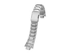 AZSHIW Compatible avec le bracelet de montre en acier inoxydable solide Casio EDIFICE Series EQW-M1100 EQW-A1000 Bracelet de montre convexe for homme Bracelet de 13 mm(Silver)