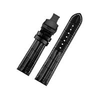 AZSHIW Compatible avec le bracelet Hamilton Bracelet en cuir Kakaki Field Compatible Jazzmaster H32705551 H32625555 H32705521 de montre 20 mm 22 Chaîne
