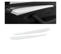 AZSHIW Compatible avec Le modèle 3 Y 2019-2024 Couvercle de Tableau Bord et Panneau Garniture Porte Garniture Compatible Tesla Model 2024 2023(Matte White 2PCS)
