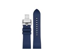 AZSHIW Compatible avec les montres Citizen Blue Angel for homme, modèles AT802054L 802003L JY8078, bracelets en toile, nylon et caoutchouc(B-Blue silver,22mm)
