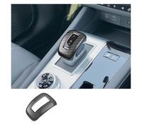 AZSHIW Compatible avec Mitsubishi Outlander 2022 2023 2024 ABS Aspect Fibre de Carbone pommeau de Levier de Vitesse Couvre-tête Garniture Autocollant Accessoires intérieurs automatiques(Carbon Fiber)