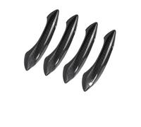 AZSHIW Garniture de Protection poignée Porte extérieure en Fibre Carbone ABS Compatible avec BMW Série 5 6 7 F07 F10 F11 F06 F12 F13 F01 F02