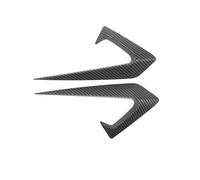 AZSHIW Garniture décorative de caméra latérale Compatible avec Tesla Model 3 SX en Fibre Carbone(Carbon Fiber Color)