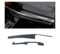 AZSHIW Panneau de Protection d'instrument Tableau Bord Voiture en Carbone, Couverture décorative, Accessoires d'intérieur Automatique compatibles avec Les Golf 8 Mk8 2021-2022(Carbon)