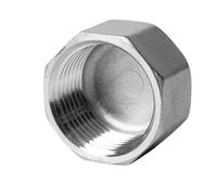 AZSHIW Raccords de bouchon tuyau à capuchon Hexagonal intérieur en soie acier inoxydable 304, adaptateur connecteur d'écrou Tube filetage femelle 1/8 "1/4" 1/2 "3/4"(1/8")