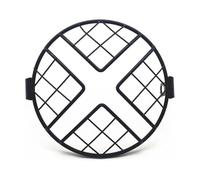 AZSUL Calandre Phare Couvercle De Lampe Phare Moto Universel Grille En 7 Pouces Montage Latéral Protecteur Accessoires(TYPE 3)