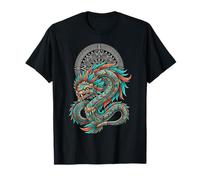 Aztec Bull Mythologie Mexicaine Serpent à Plumes Maya T-Shirt