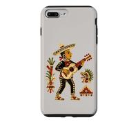 Aztec Codex Mariachi Guitariste Musicien Art Mexicain Coque pour iPhone 7 Plus/8 Plus
