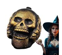 Aztec Death Whistle - Strange Sound Spoof Scream Whistle | Fiffleur de crâne de démon artisanal | Screaming Skull Whistle adapté aux aventures en plein air, à une formation de survie ou même à la médi