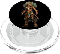 Aztec Jaguar Warrior Native Mexican Mythology Hommes Femmes PopSockets PopGrip pour MagSafe